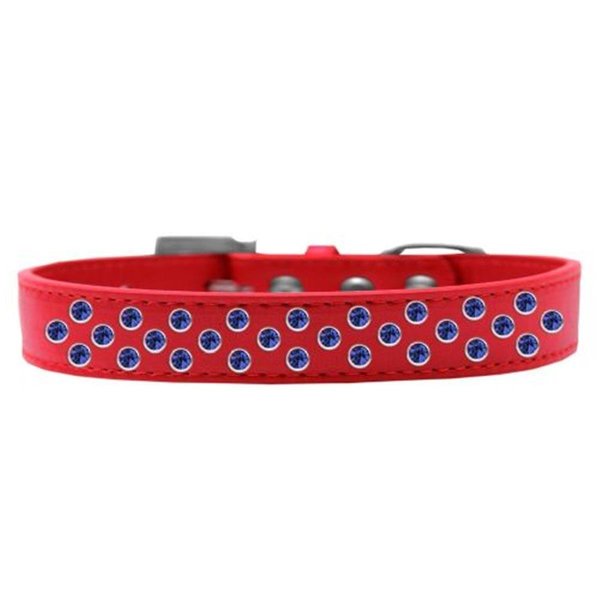 Unconditional Love Sprinkles Blue Crystals Dog CollarRed Size 12 UN756575